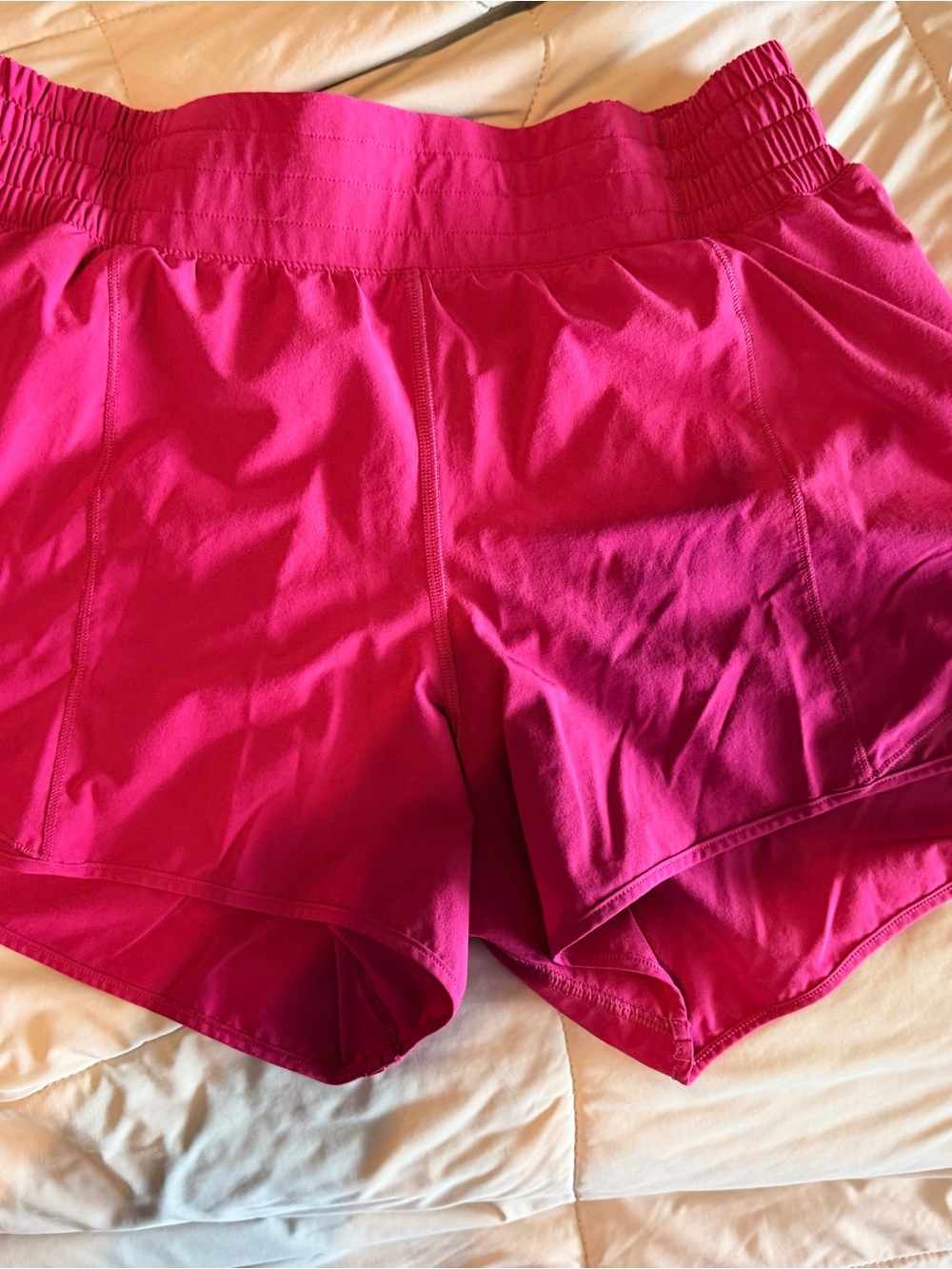 Lululemon Hotty Hot size 8 Women's Raspberry Athletic Shorts